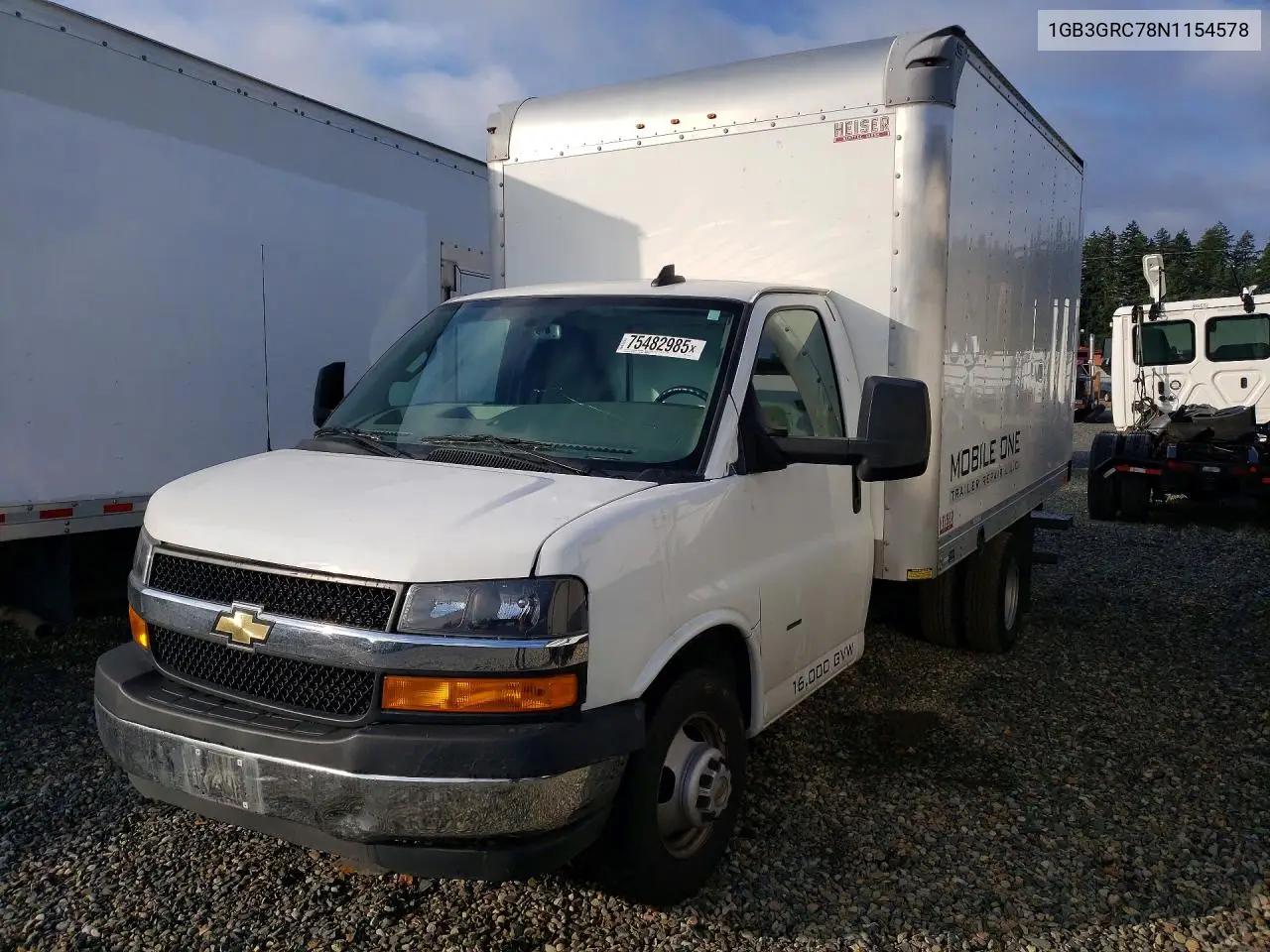 Chevrolet Express Box Truck 2022