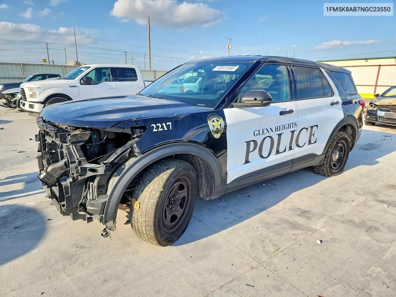 Ford Explorer Police Interceptor 2022