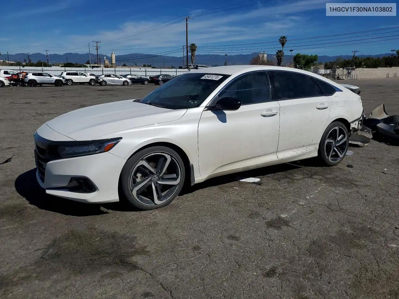 Honda Accord Sport 2022