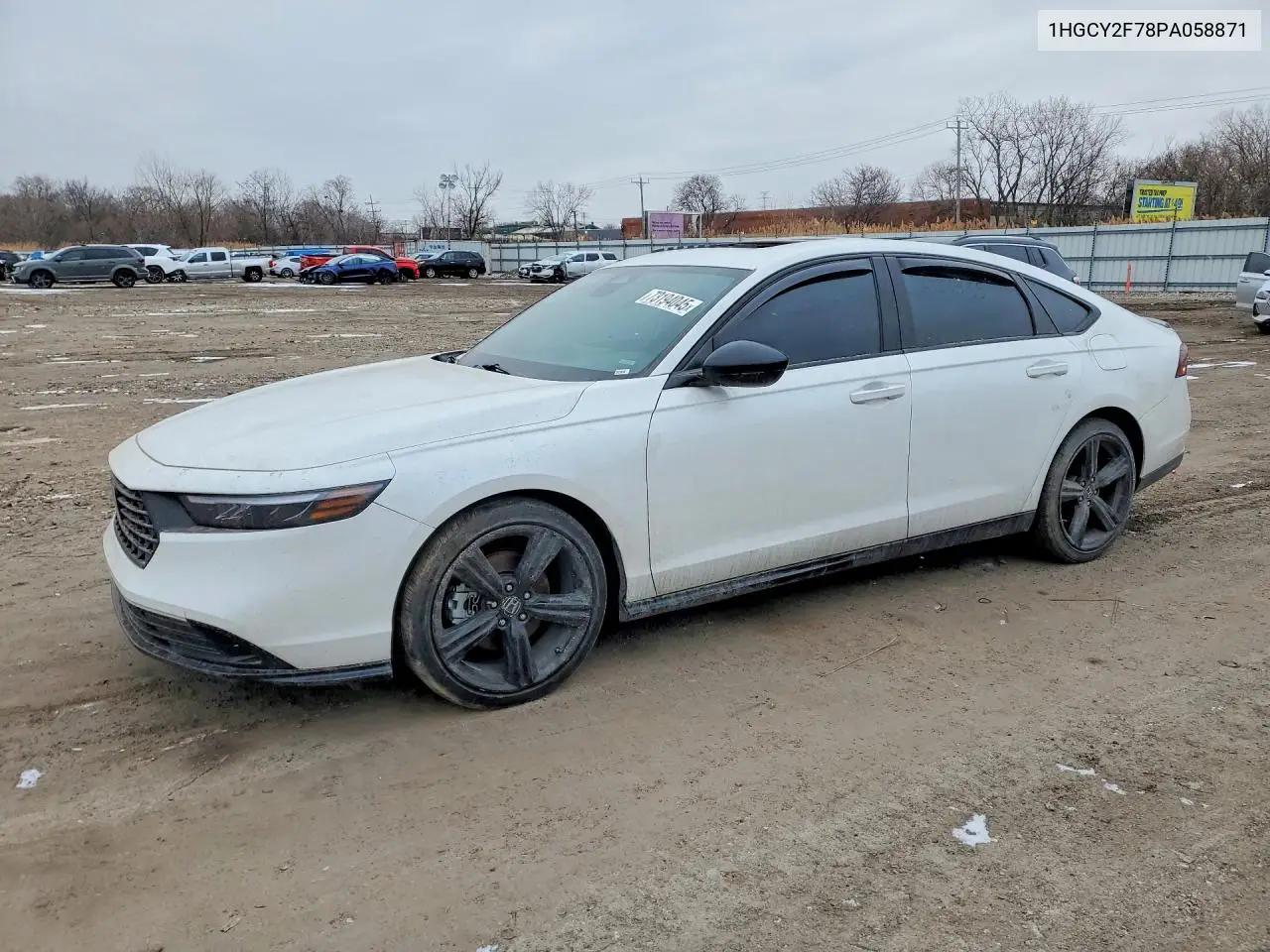 Honda Accord Hybrid Sport-L 2023