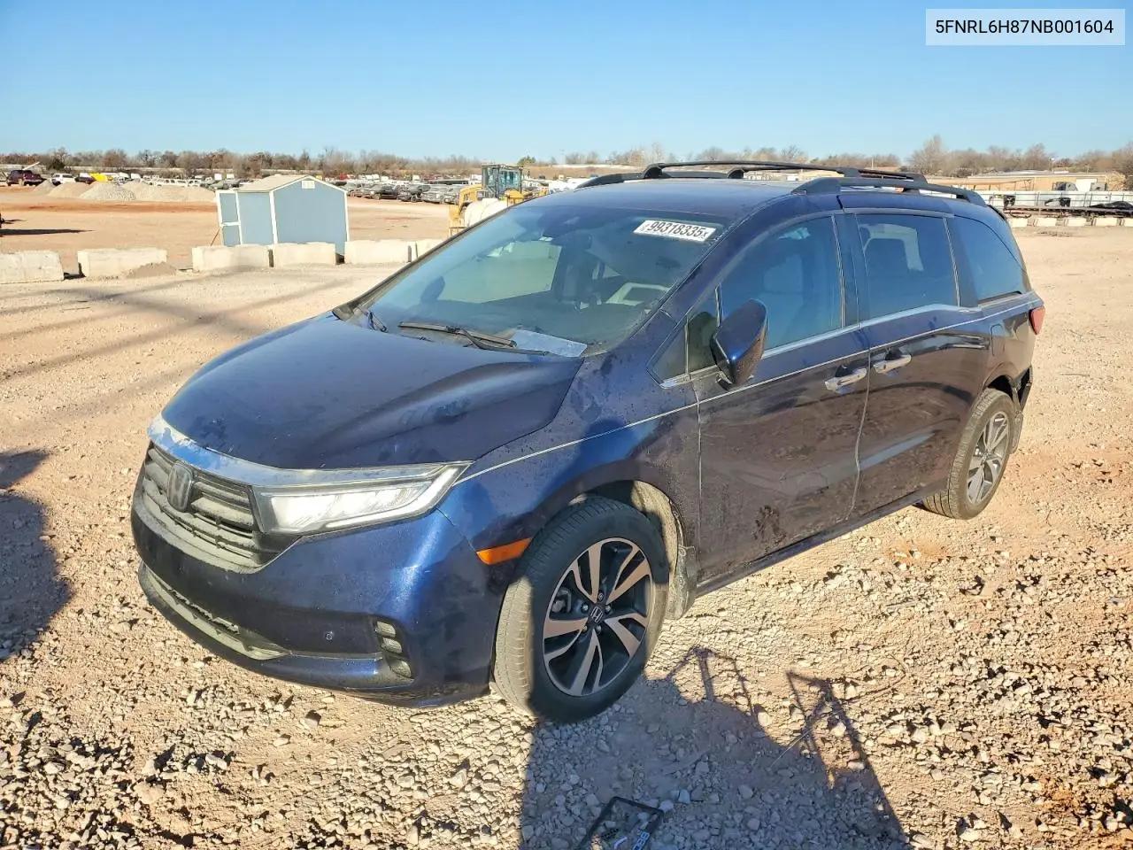 Honda Odyssey Touring 2022