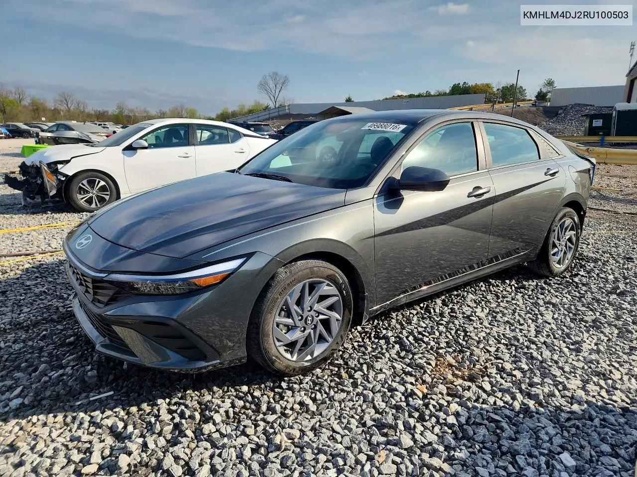 Hyundai Elantra Hybrid Blue 2024