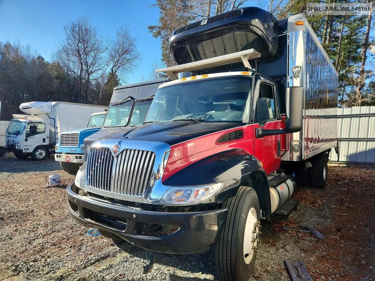 International Mv607 Refrigerated Box Truck 2021