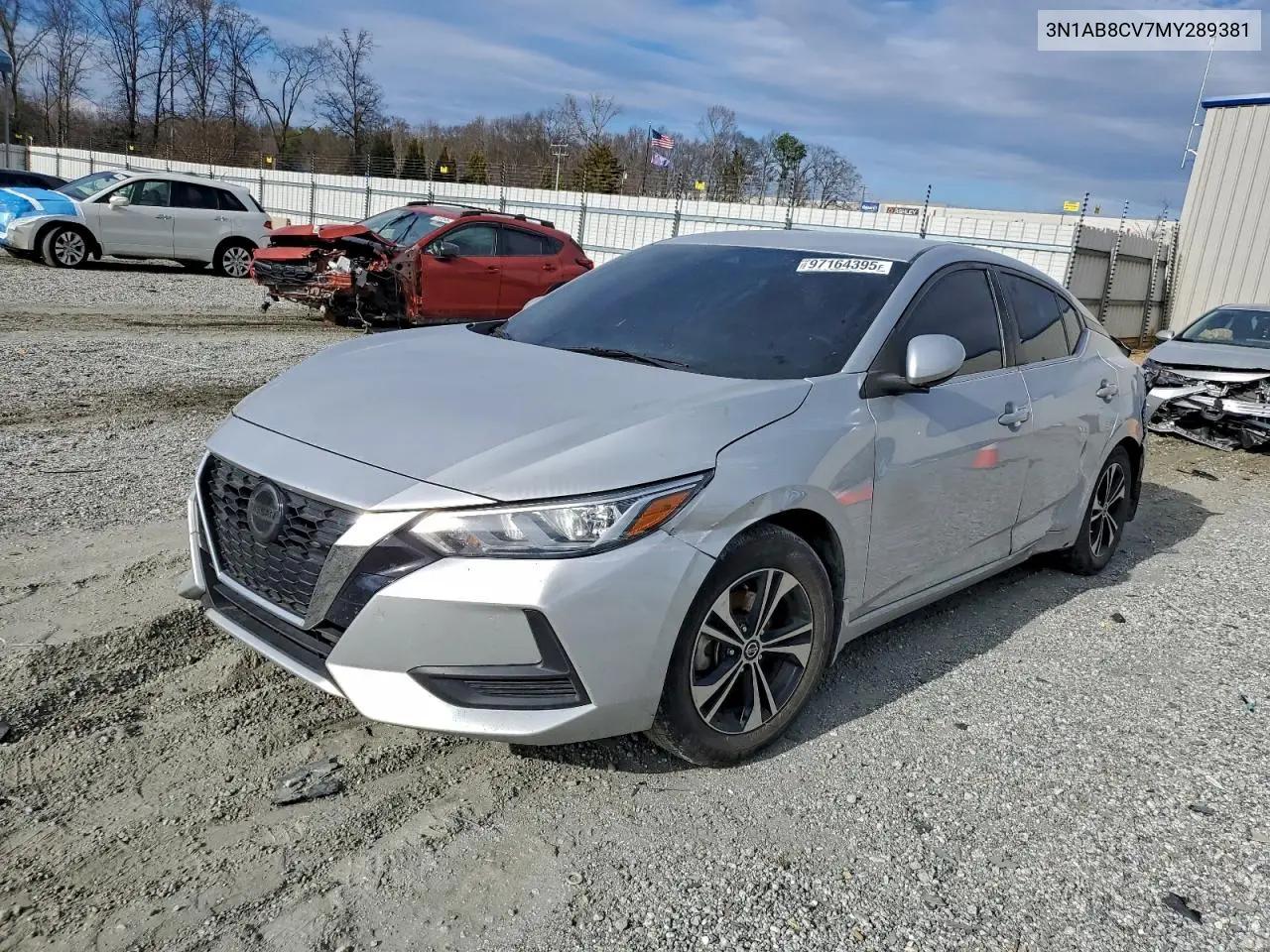 Nissan Sentra Sv 2021