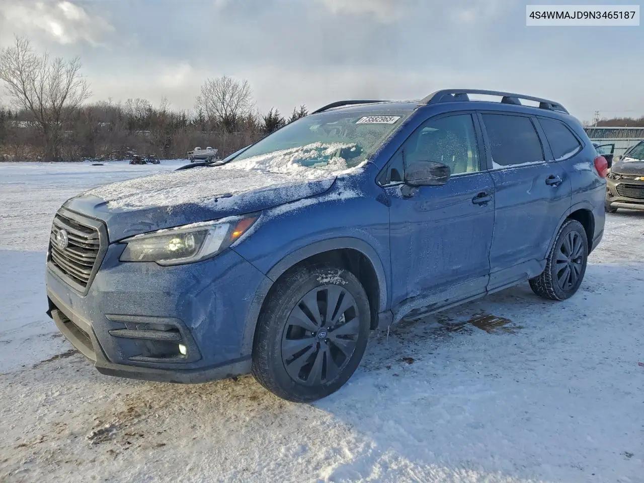 Subaru Ascent Onyx Edition 2022