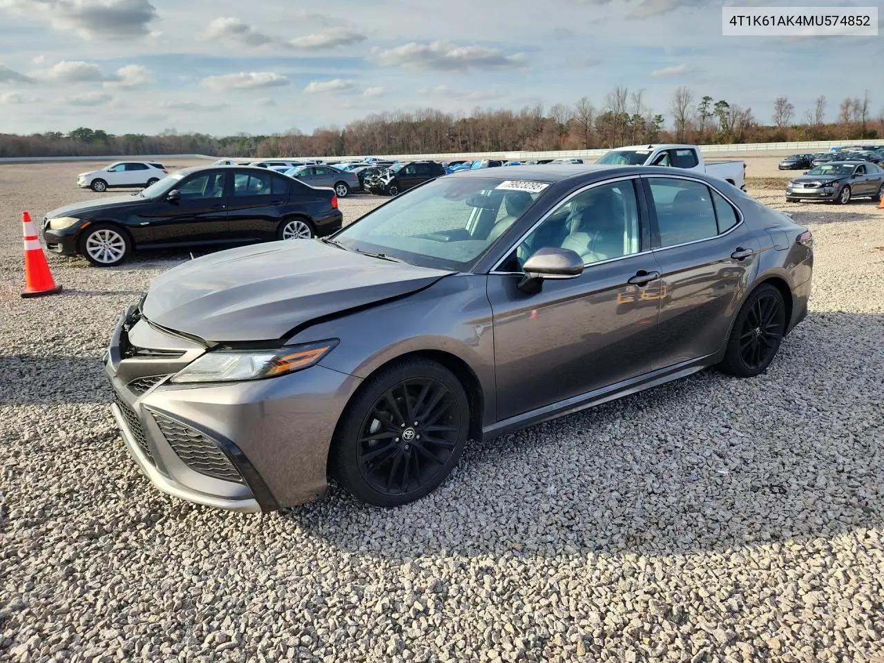 Toyota Camry Xse 2021
