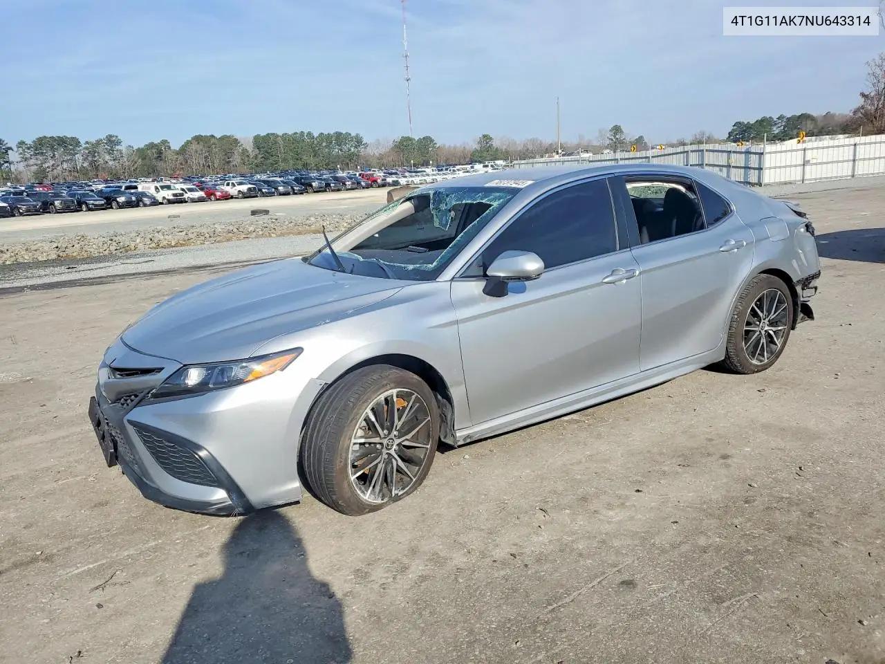 Toyota Camry Se 2022