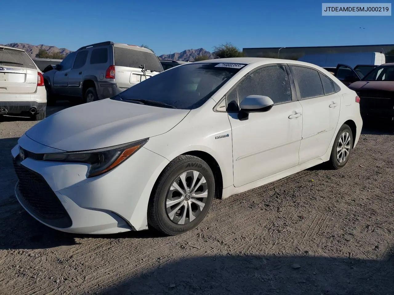 Toyota Corolla Le 2021