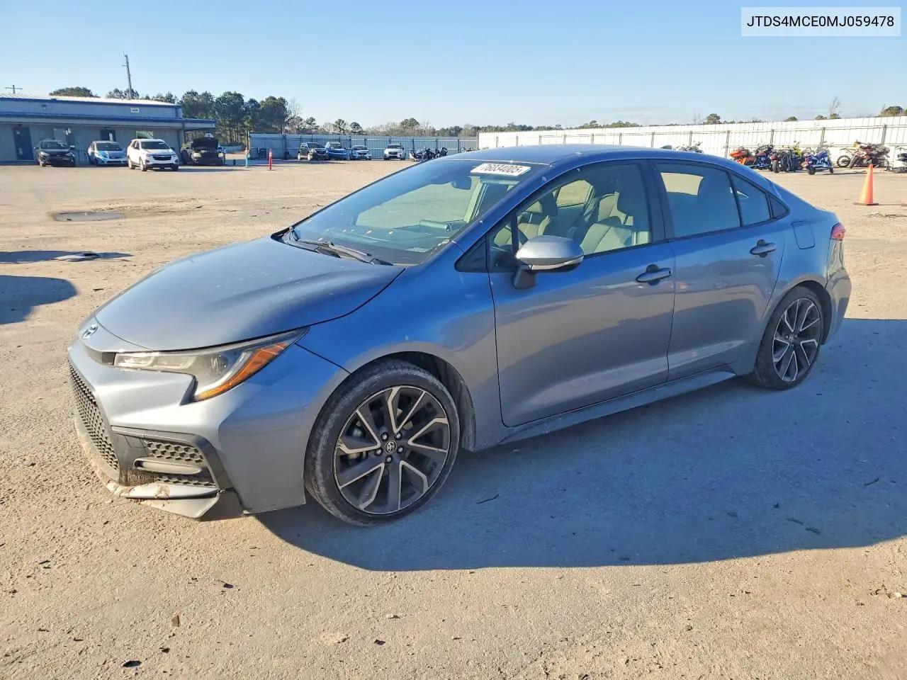 Toyota Corolla Se 2021