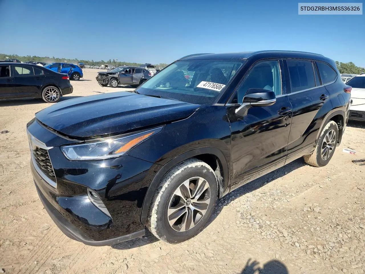 Toyota Highlander Xle 2021
