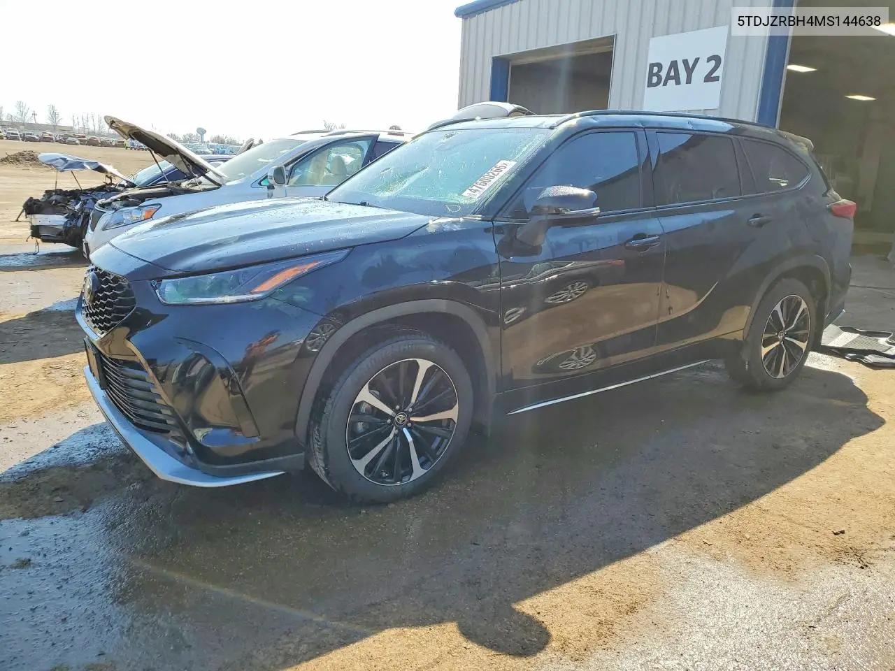 Toyota Highlander Xse 2021