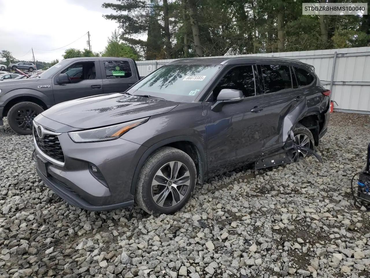 Toyota Highlander Xle 2021
