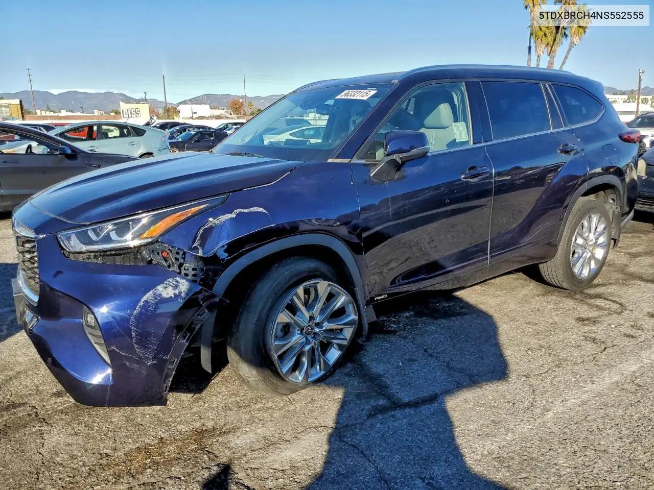 Toyota Highlander Hybrid Limited 2022