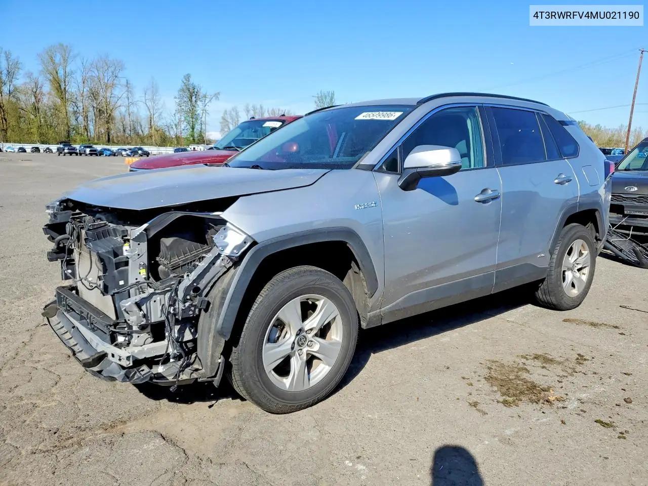 Toyota Rav4 Hybrid Xle 2021