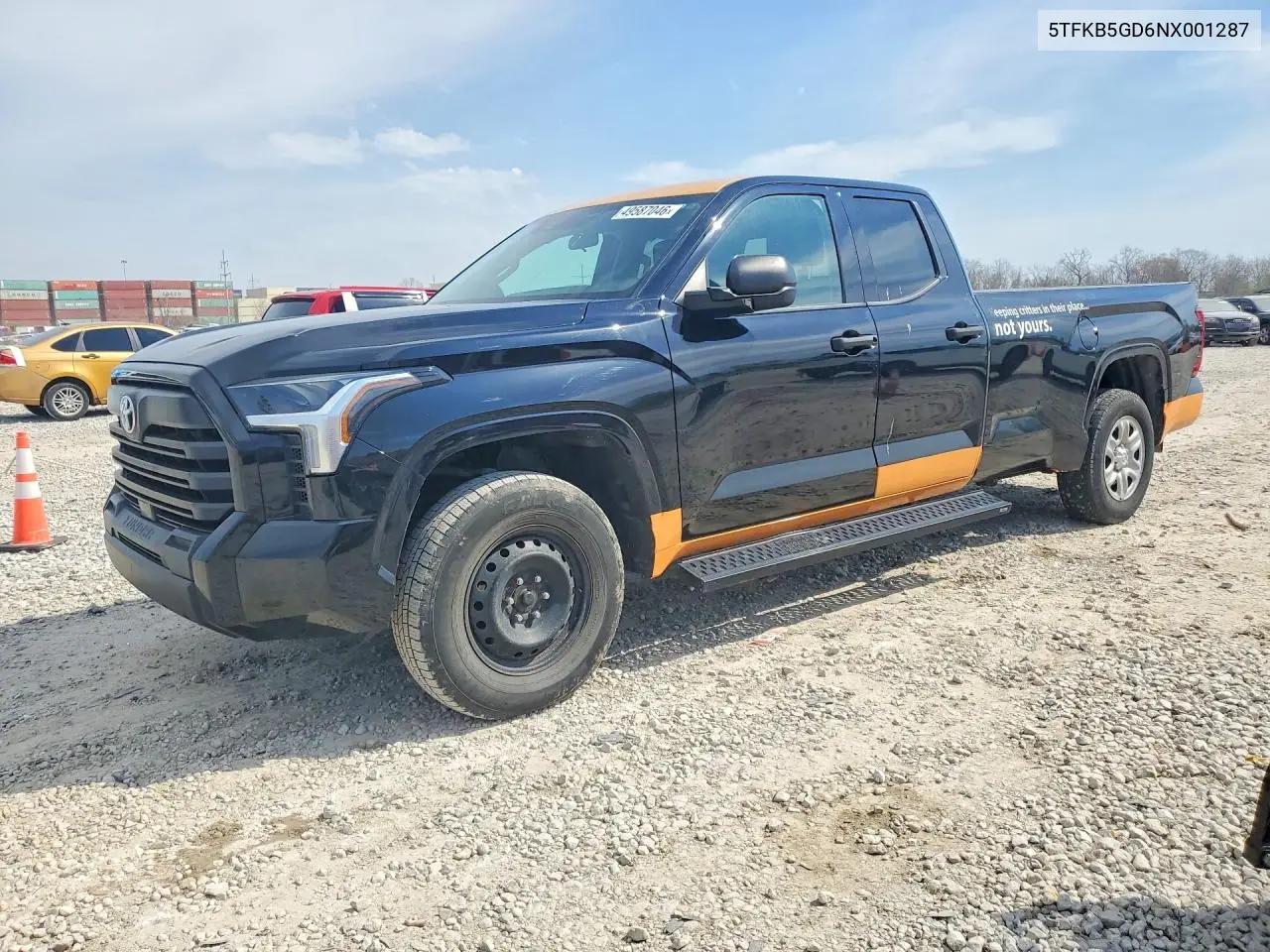 Toyota Tundra Sr 2022