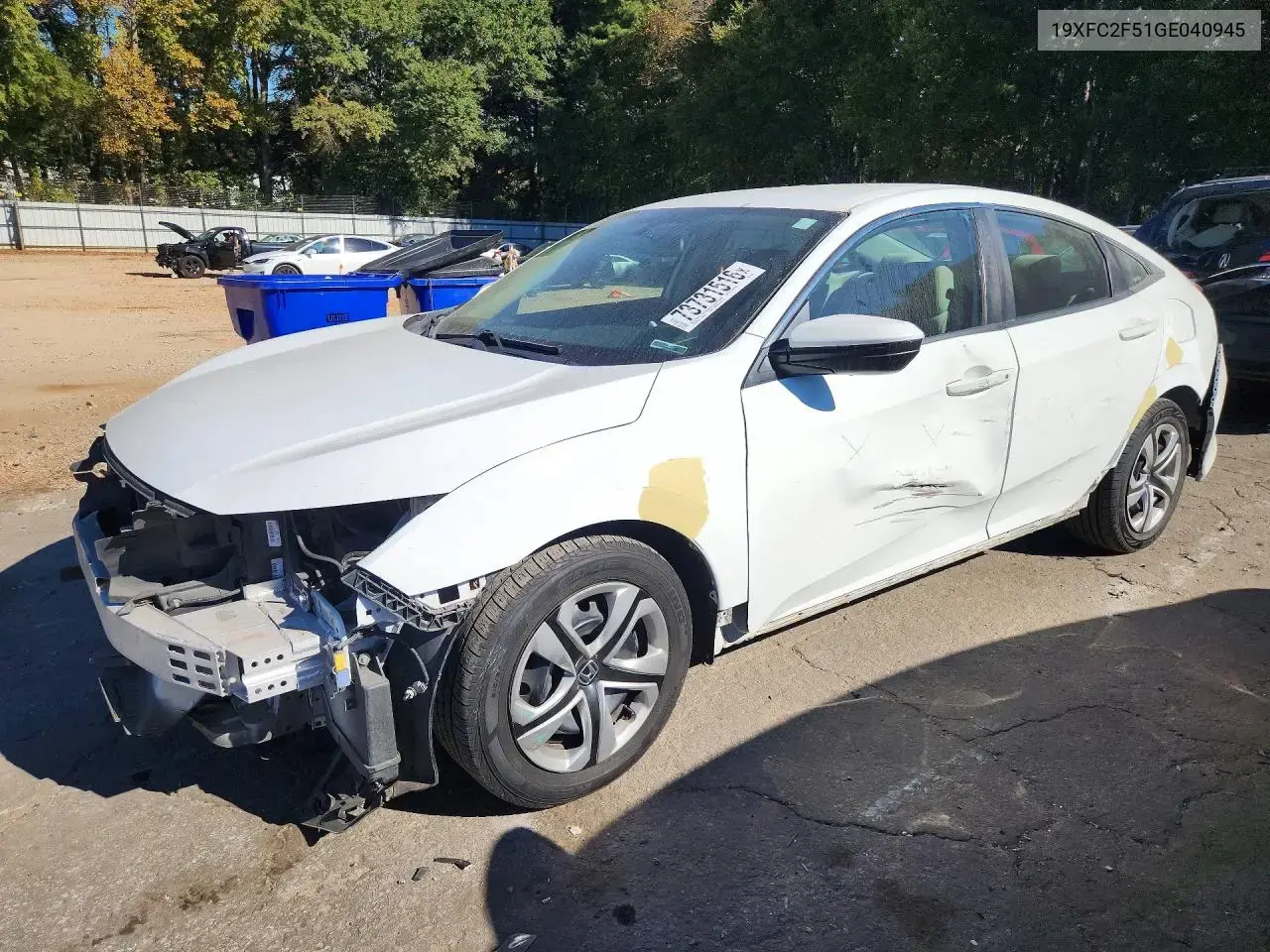 Honda Civic Lx 2016