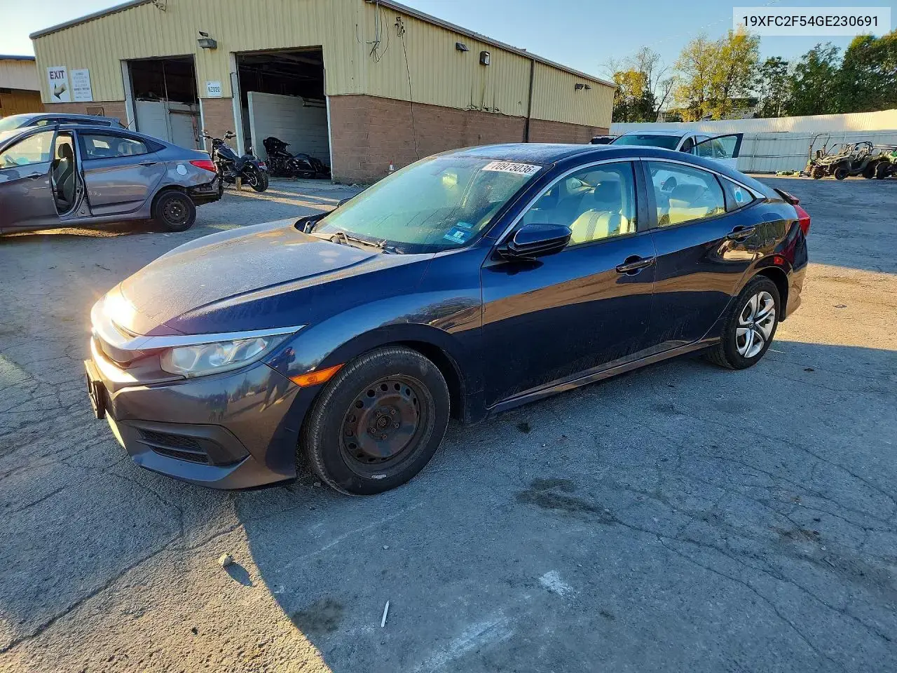 Honda Civic Lx 2016