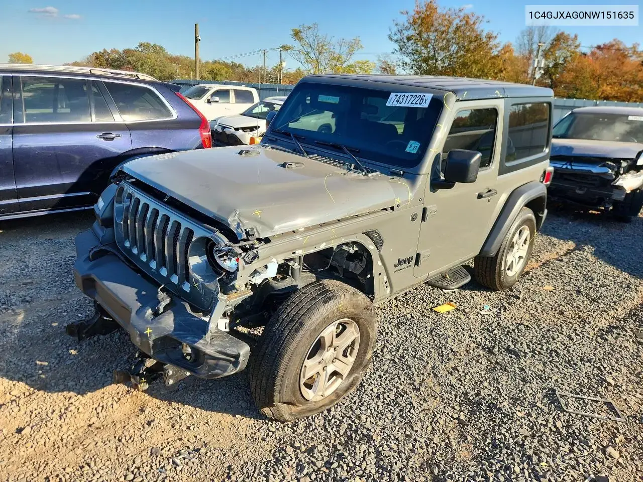 Jeep Wrangler Sport 2022