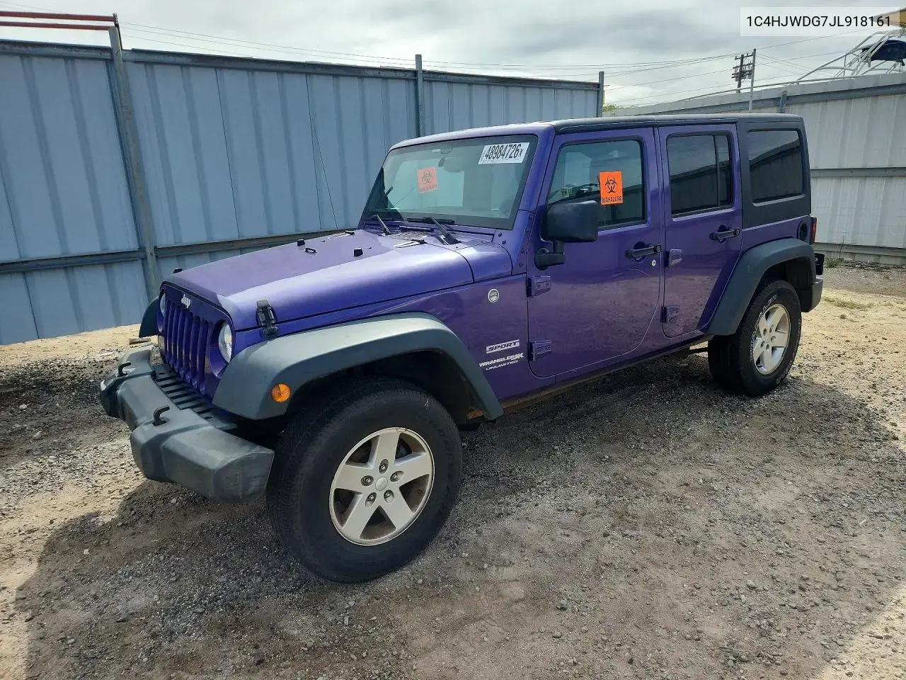 Jeep Wrangler Unlimited Sport 2018
