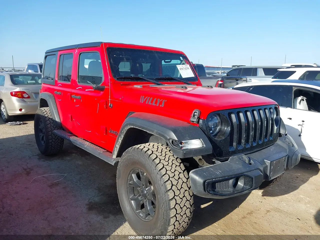 Jeep Wrangler Unlimited Willys 4X4 2022