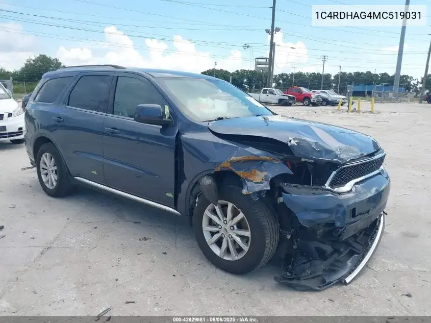 Dodge Durango Sxt 2021