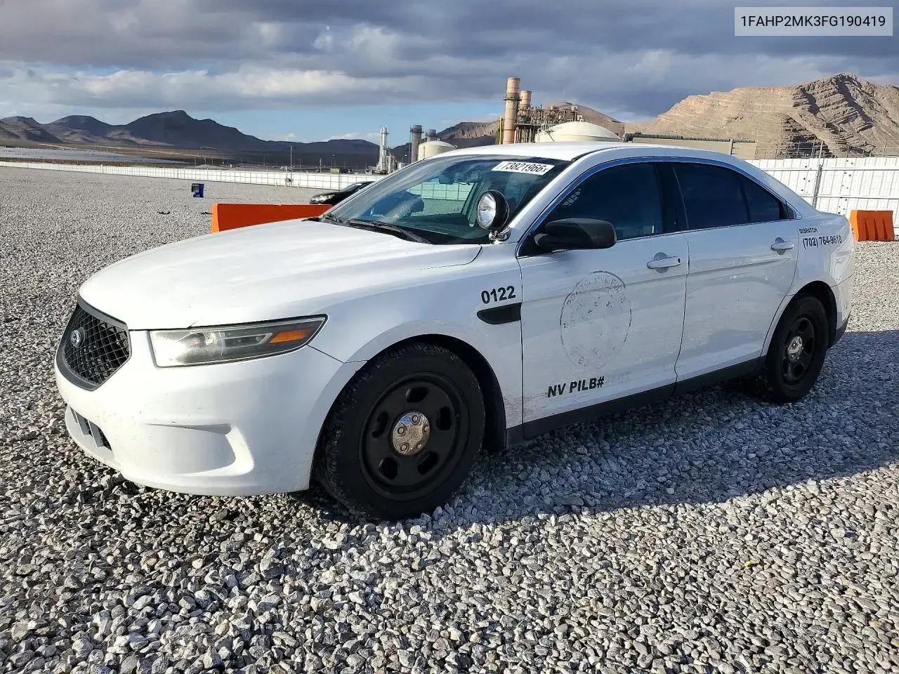 Ford Taurus Police Interceptor 2015
