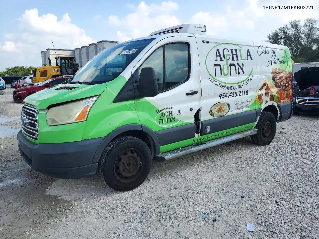 Ford Transit T-250 Srw Low Roof Refrigerated Delivery Van 2015