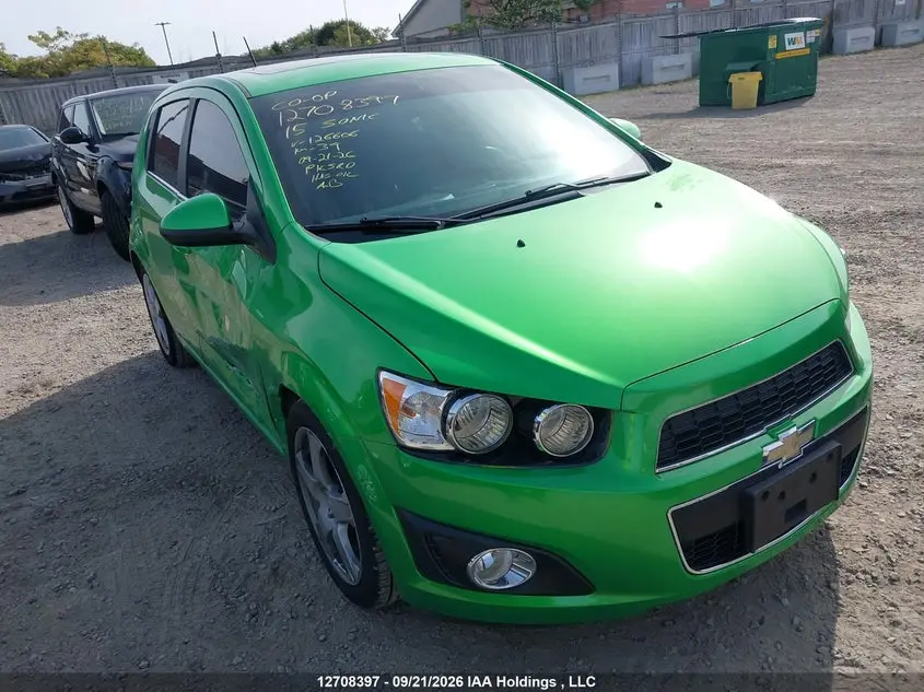Chevrolet Sonic Lt Auto/Lt Manual 2015
