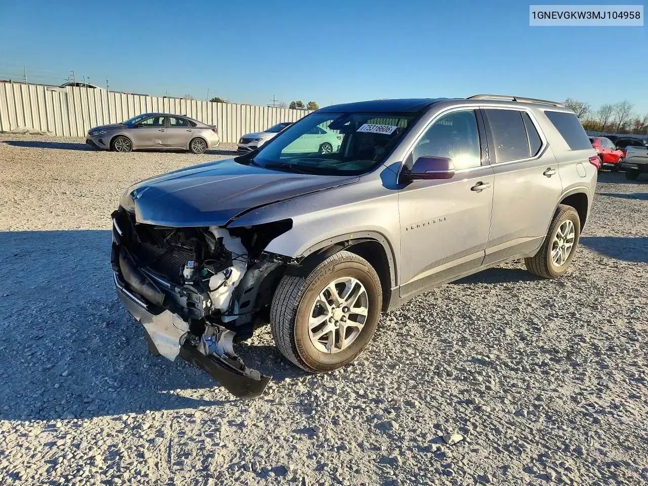 Chevrolet Traverse Lt 2021