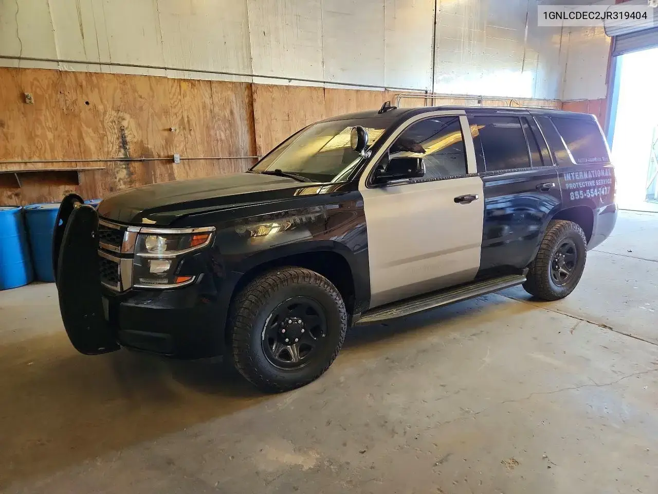 Chevrolet Tahoe Police 2018