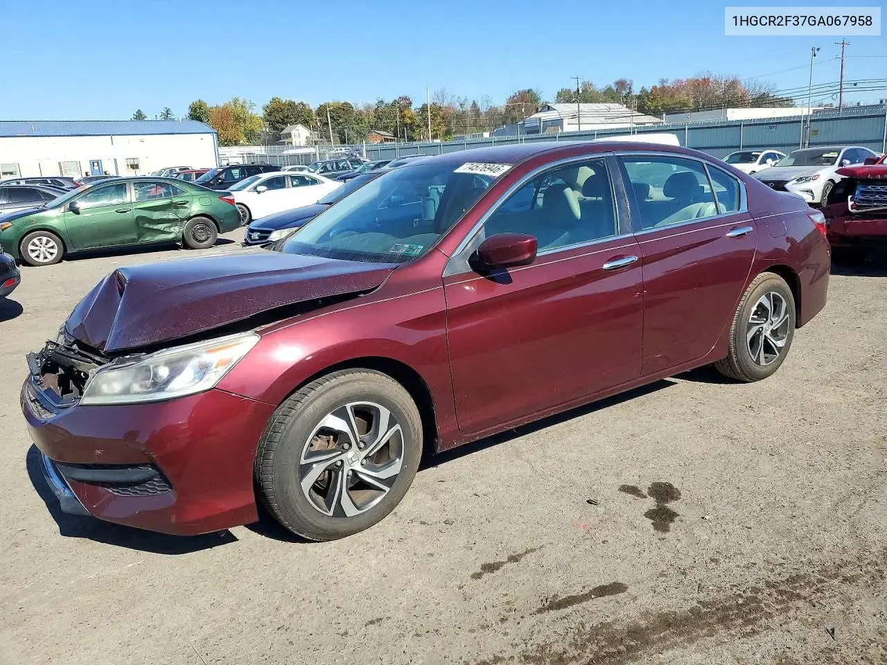 Honda Accord Lx 2016