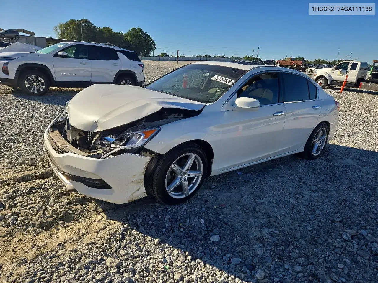 Honda Accord Ex 2016