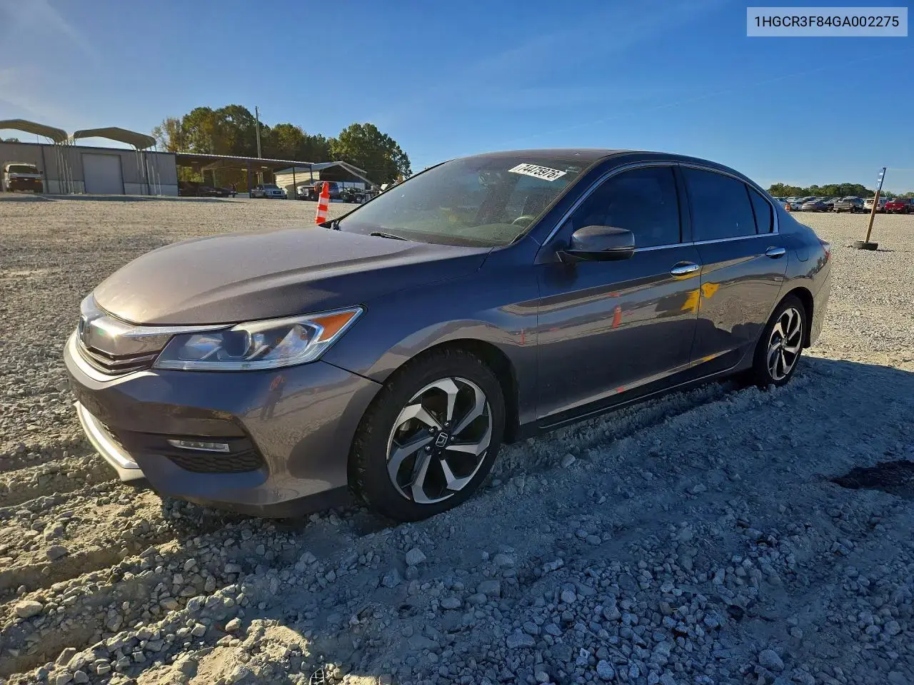 Honda Accord Exl 2016