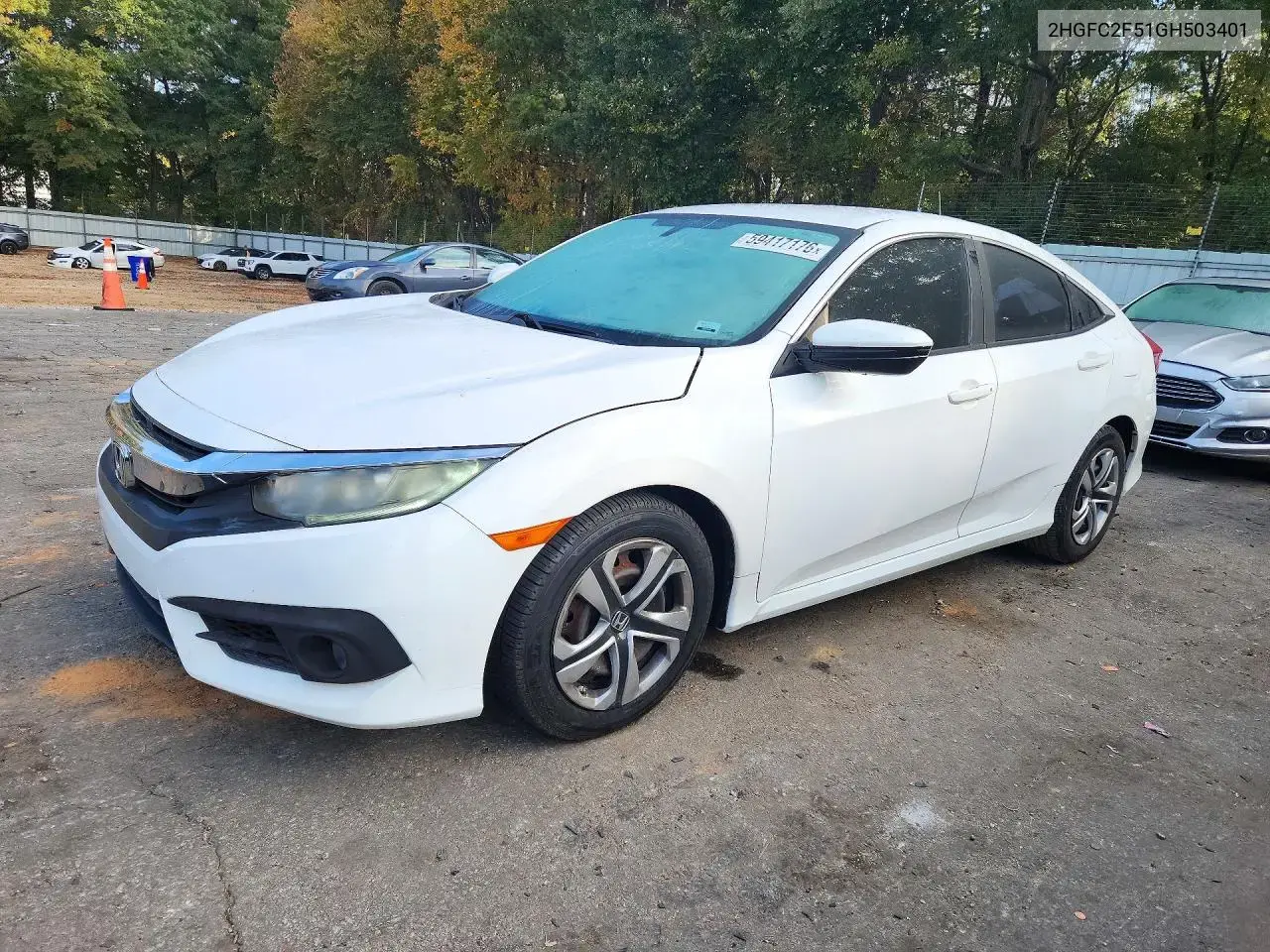 Honda Civic Lx 2016