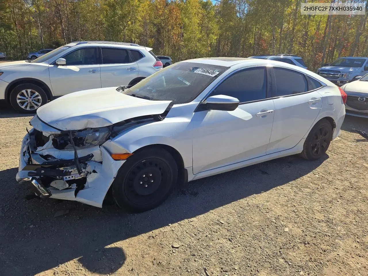 Honda Civic Ex 2019