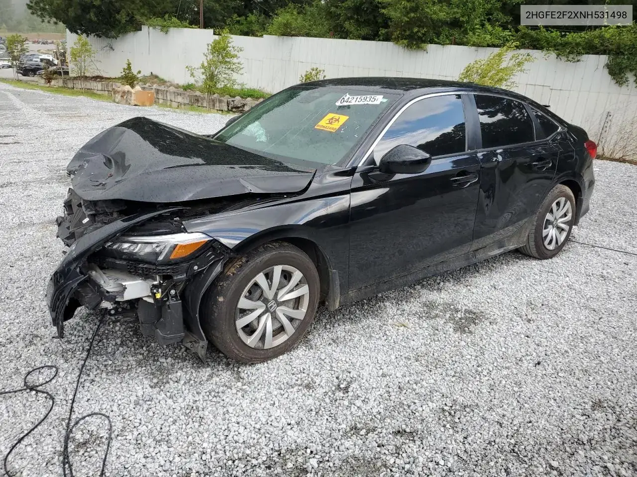 Honda Civic Lx 2022