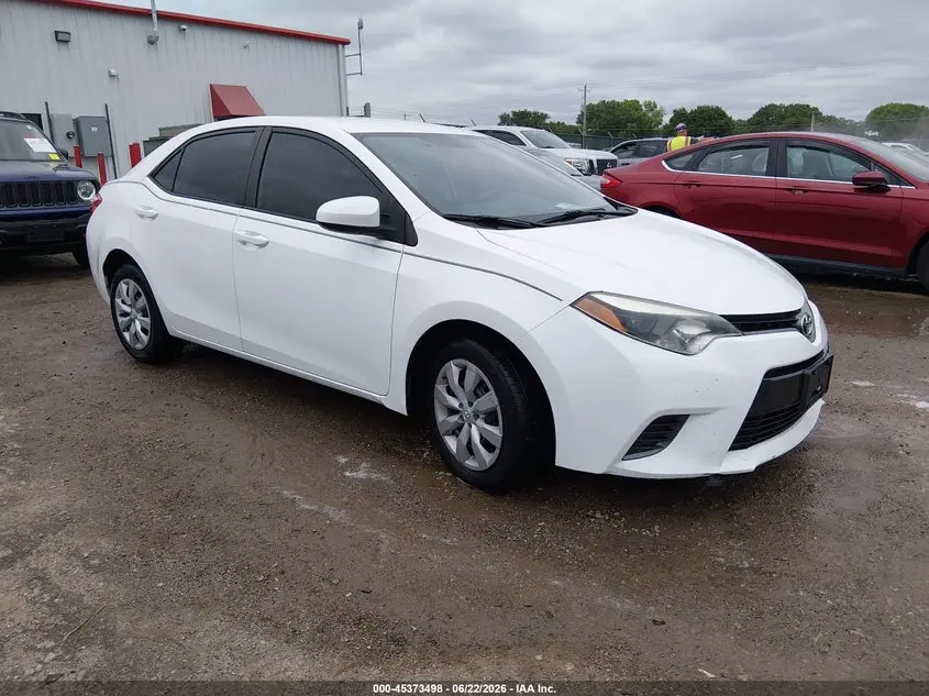 Toyota Corolla Le 2016