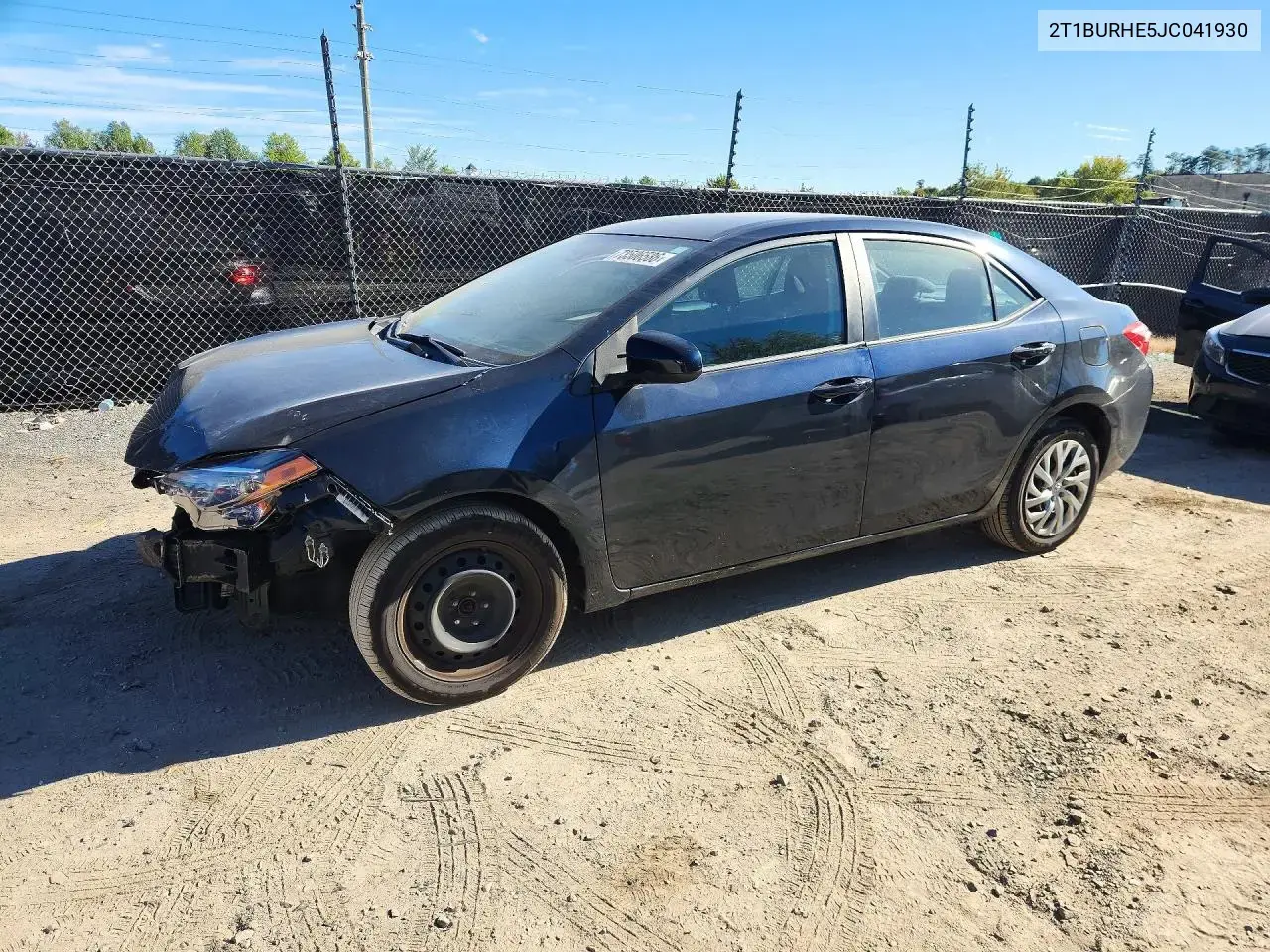 Toyota Corolla Le 2018