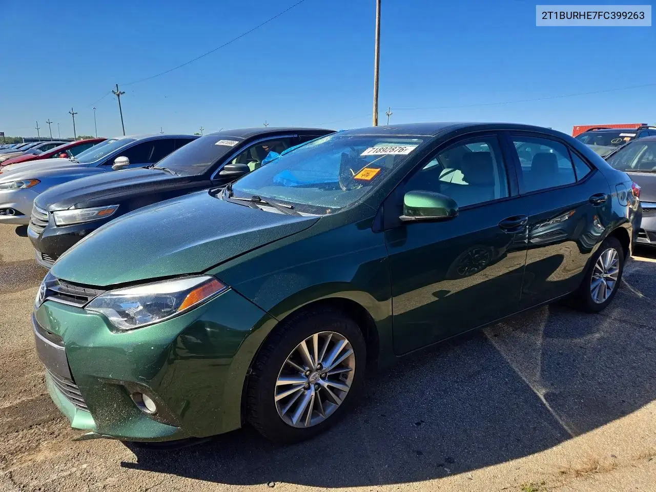 Toyota Corolla Le Plus 2015