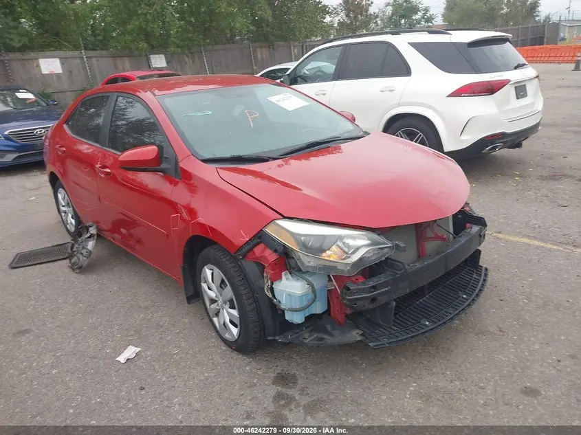 Toyota Corolla Le 2016