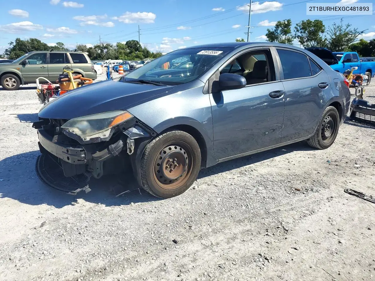 Toyota Corolla Le 2016