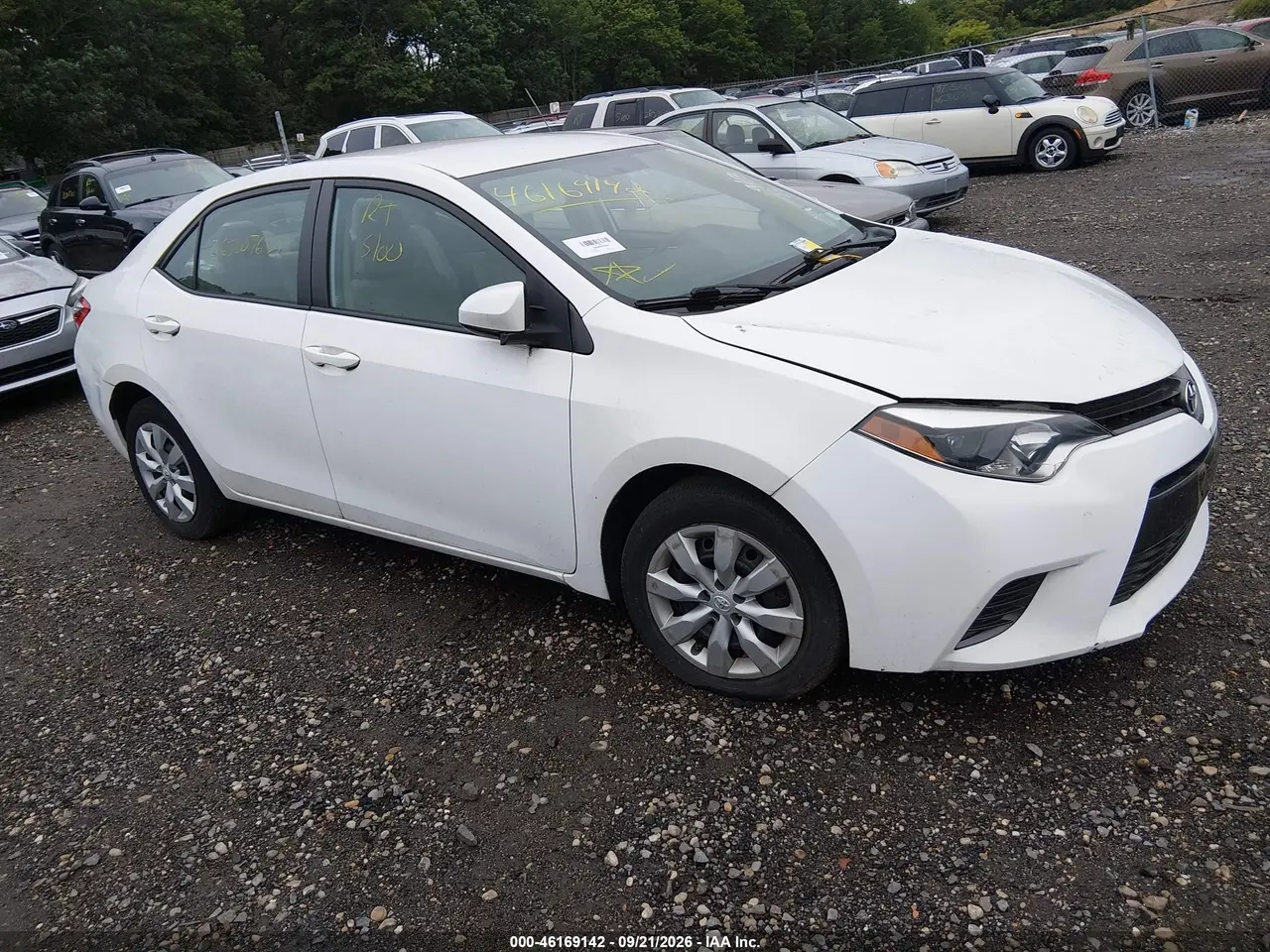 Toyota Corolla Le 2016