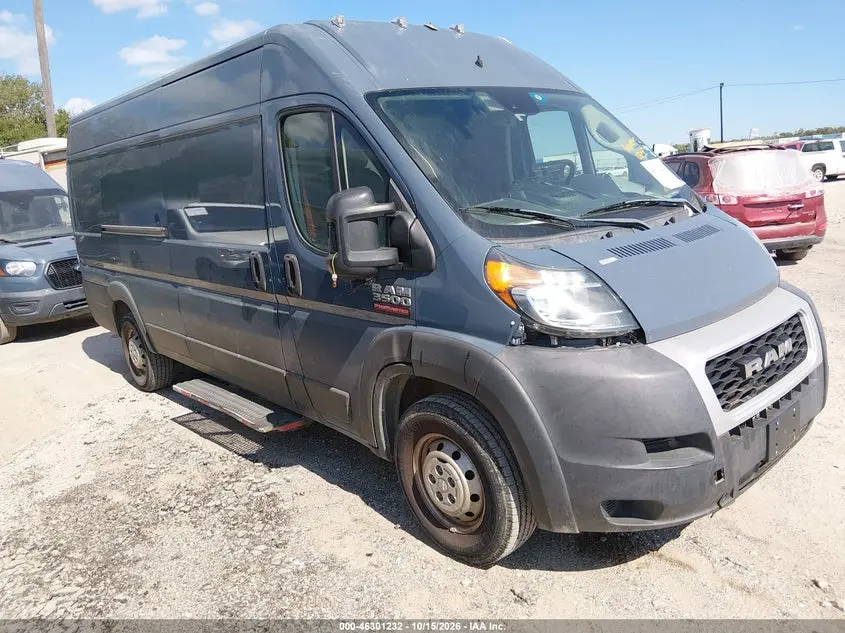 Ram Promaster 3500 Cargo Van High Roof 159 Wb Ext 2021