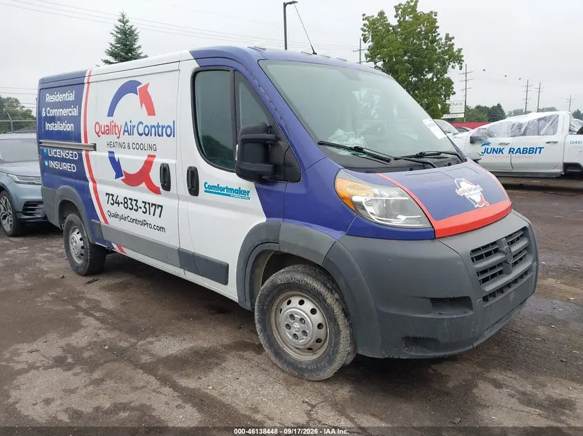 Ram Promaster 1500 Low Roof 2016