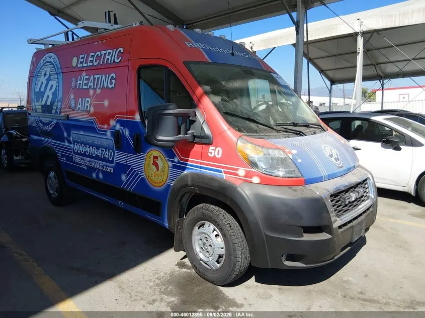 Ram Promaster 1500 High Roof 136 Wb 2019