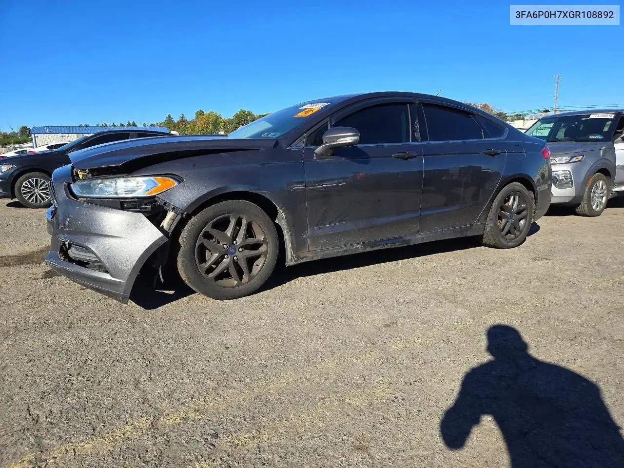Ford Fusion Se 2016