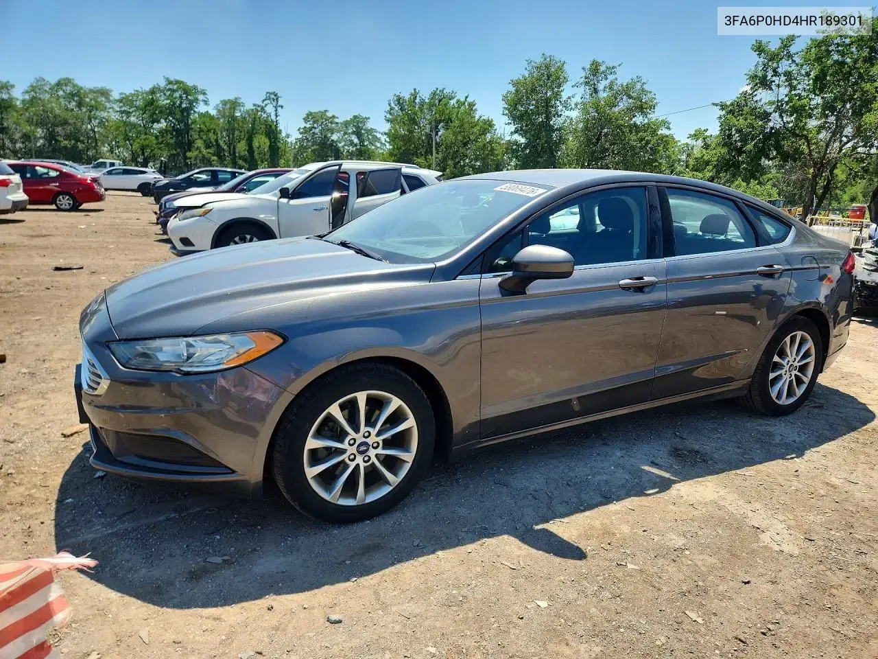 Ford Fusion Se 2017