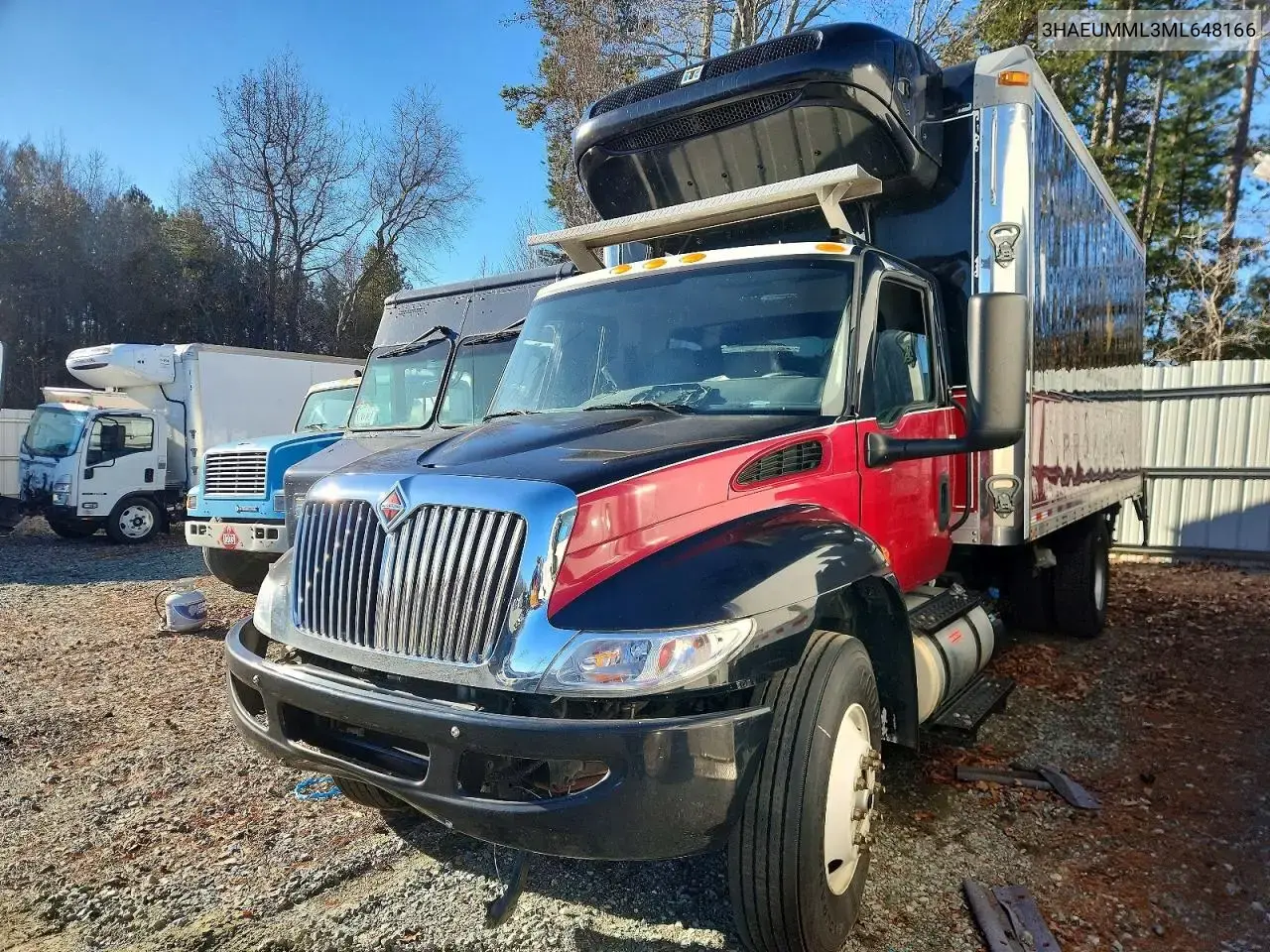 International Mv607 Refrigerated Box Truck 2021