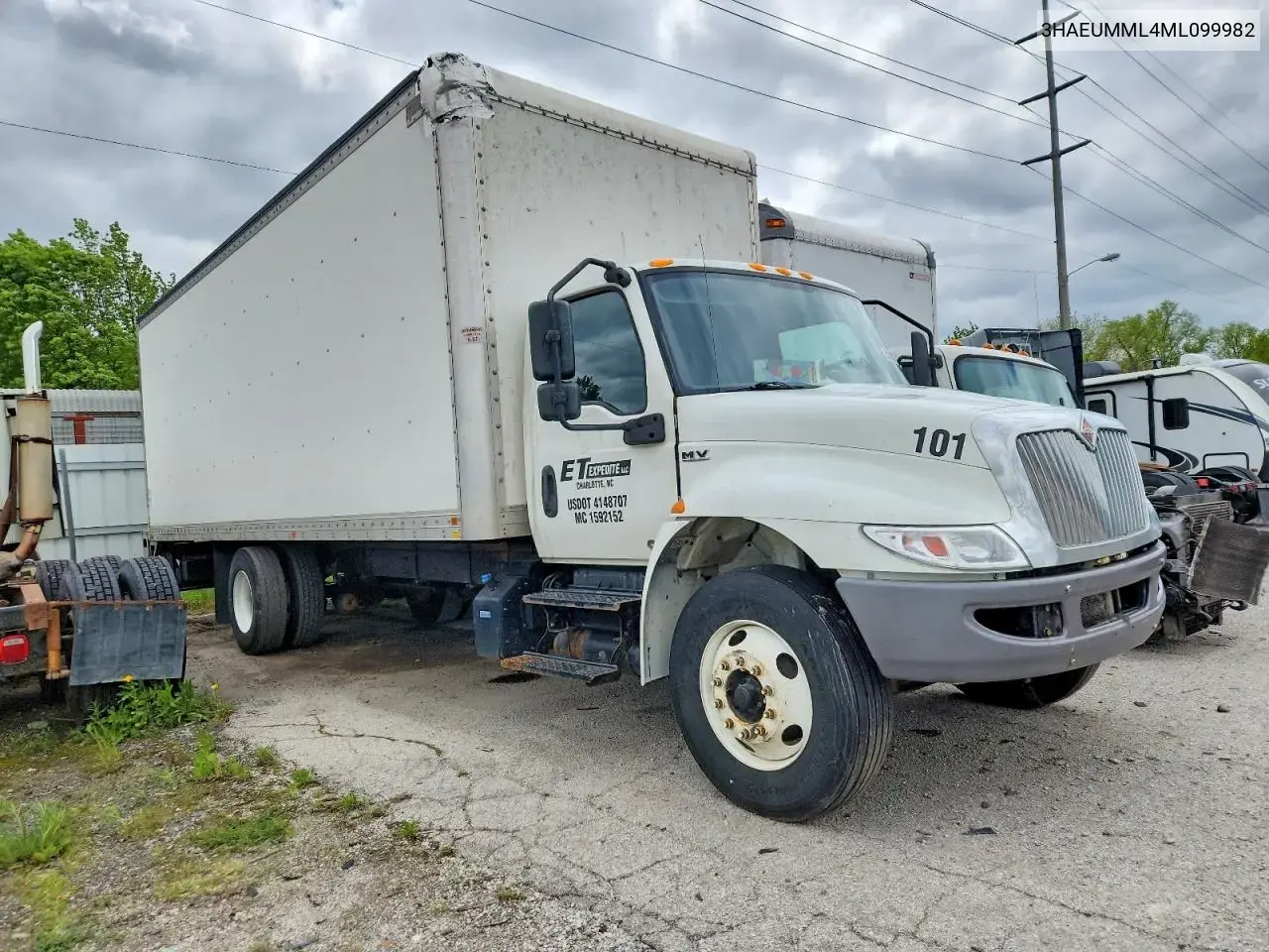 International Mv607 Box Truck 2021