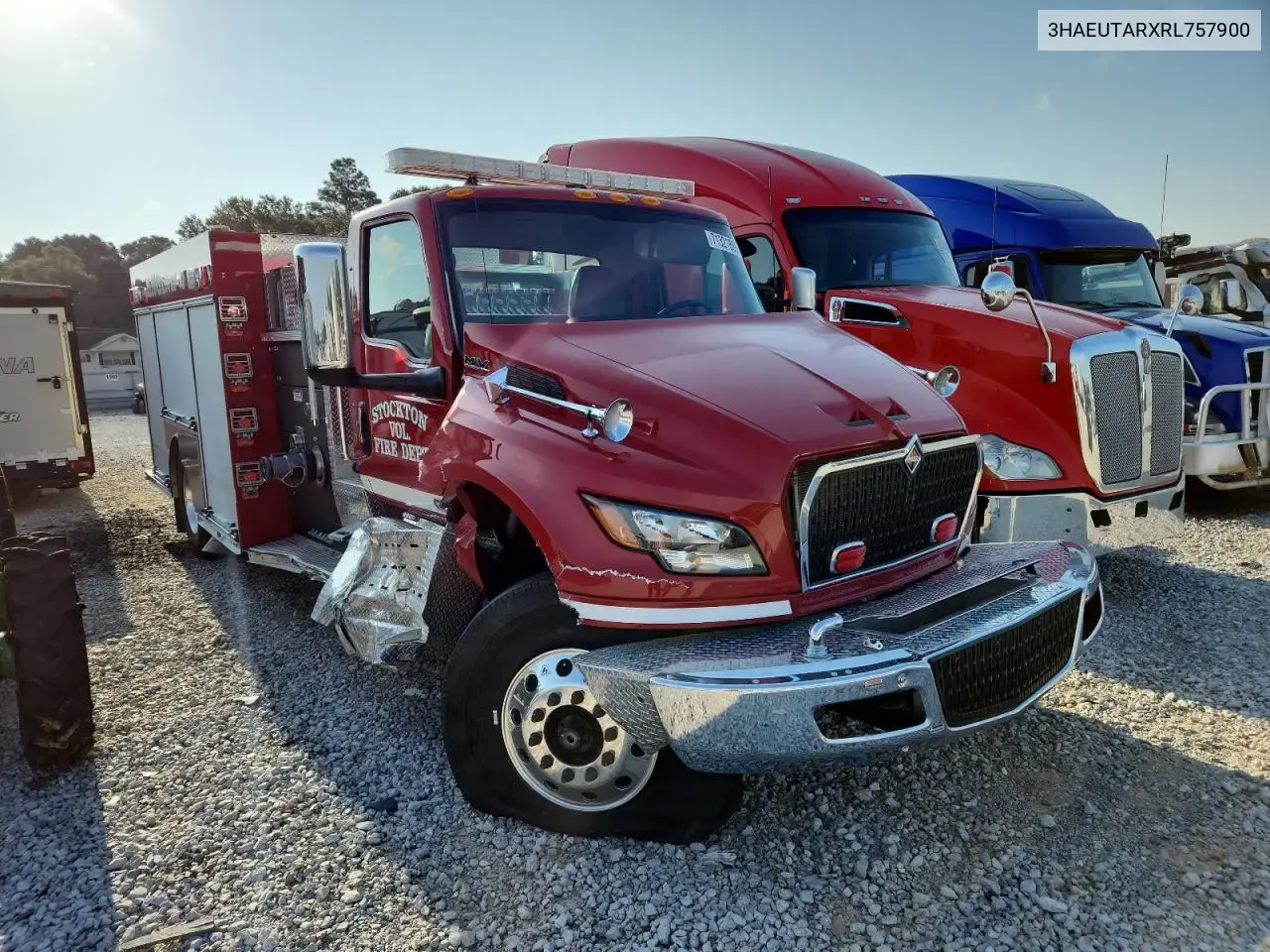International Mv607 Pumper Fire Truck 2024